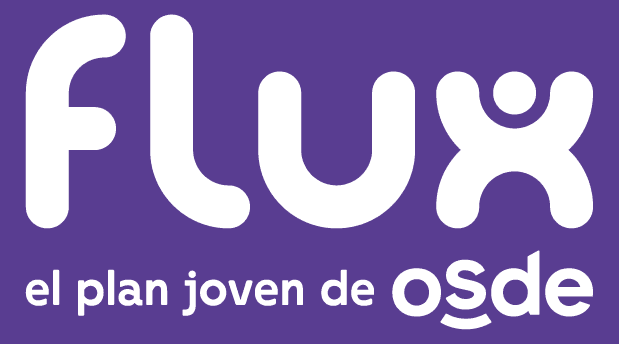 Logo de Flux, el plan joven de OSDE